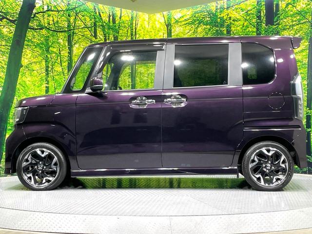 N-BOXカスタム G・Lターボホンダセンシング 禁煙車 両側電動スライド 衝突軽減 純正ナビ アダプティブクルーズ バックカメラ ETC ドラレコ フルセグ スマートキー シートヒーター ハーフレザーシート LEDヘッド/フォグ 革巻きステアリング(25枚目)