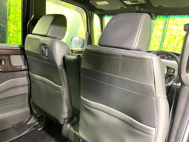N-BOXカスタム G・Lターボホンダセンシング 禁煙車 両側電動スライド 衝突軽減 純正ナビ アダプティブクルーズ バックカメラ ETC ドラレコ フルセグ スマートキー シートヒーター ハーフレザーシート LEDヘッド/フォグ 革巻きステアリング(46枚目)