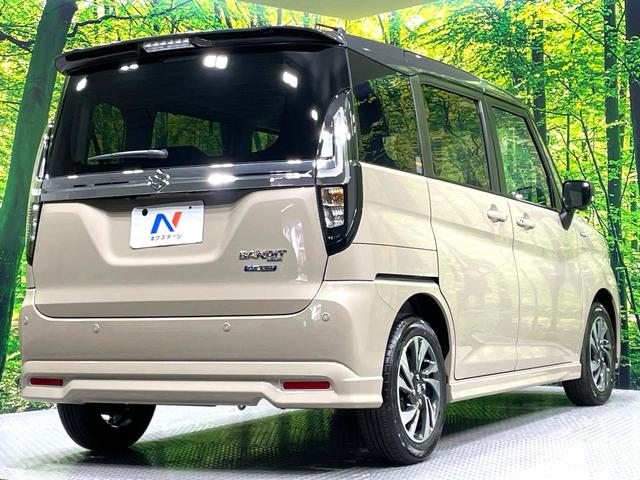 ソリオバンディット ハイブリッドＭＶ　登録済未使用車　純正９型ナビ　全周囲カメラ　両側電動ドア　セーフティサポート　アダプティブクルーズ　ブラインドスポットモニター　クリアランスソナー　ＬＥＤヘッド／フォグ　シートヒーター　フルセグ（25枚目）