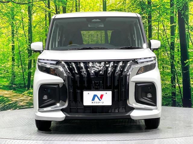 ソリオバンディット ハイブリッドＭＶ　登録済未使用車　純正９型ナビ　全周囲カメラ　両側電動ドア　衝突軽減装置　アダプティブクルーズ　ブラインドスポットモニター　ＬＥＤヘッド／フォグ　シートヒーター　コーナーセンサー　フルセグ（16枚目）