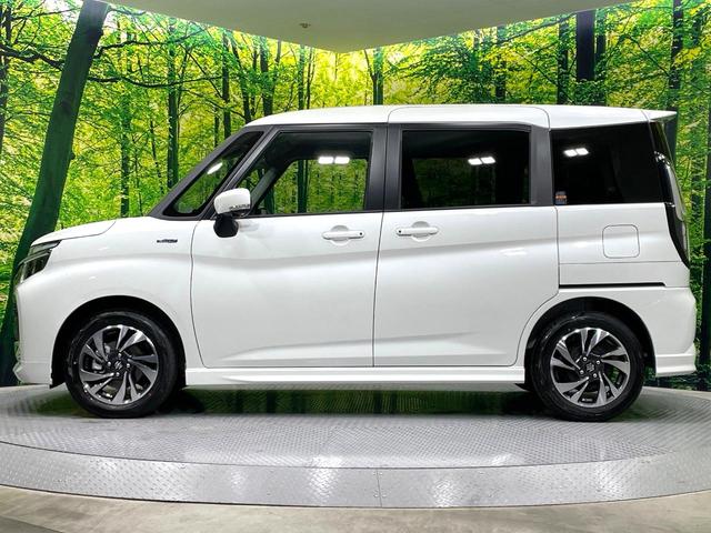 ソリオバンディット ハイブリッドＭＶ　登録済未使用車　純正９型ナビ　全周囲カメラ　両側電動ドア　衝突軽減装置　アダプティブクルーズ　ブラインドスポットモニター　ＬＥＤヘッド／フォグ　シートヒーター　コーナーセンサー　フルセグ（28枚目）