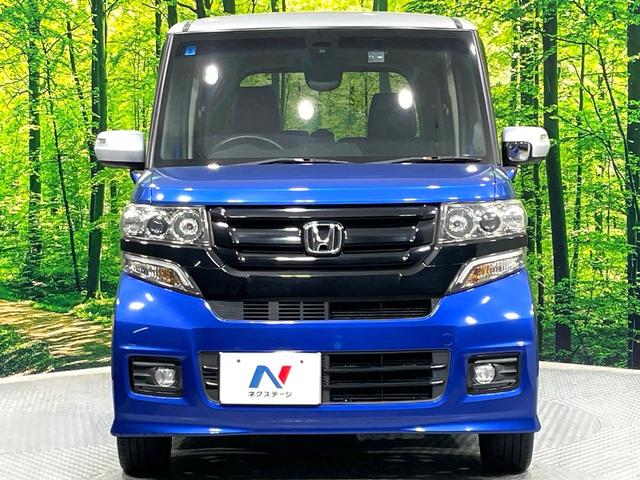 Ｎ－ＢＯＸカスタム ２トーンカラースタイル　Ｇ・ターボＬパッケージ　両側電動ドア　バックカメラ　衝突被害軽減システム　禁煙車　ドラレコ　スマートキー　ＨＩＤヘッド　クルコン　純正１５インチアルミ　オートライト　オートエアコン　Ｂｌｕｅｔｏｏｔｈ　ＣＤ　ＤＶＤ再生（14枚目）