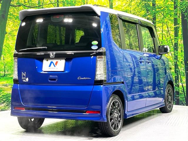 Ｎ－ＢＯＸカスタム ２トーンカラースタイル　Ｇ・ターボＬパッケージ　両側電動ドア　バックカメラ　衝突被害軽減システム　禁煙車　ドラレコ　スマートキー　ＨＩＤヘッド　クルコン　純正１５インチアルミ　オートライト　オートエアコン　Ｂｌｕｅｔｏｏｔｈ　ＣＤ　ＤＶＤ再生（17枚目）