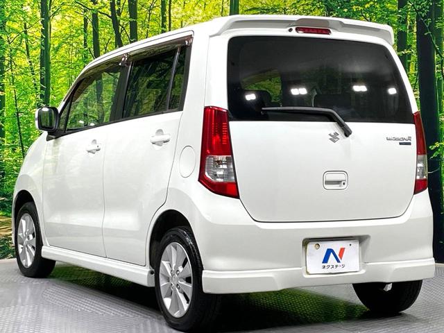ワゴンＲ ＦＸリミテッドＩＩ　ＳＤナビ　禁煙車　スマートキー　ＥＴＣ　純正１４インチアルミ　盗難防止装置　革巻きステアリング　オートエアコン　地デジ　電動格納ミラー　プライバシーガラス（26枚目）