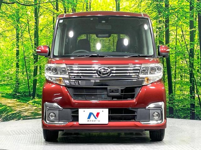 タント カスタムＸ　ＳＡＩＩ　禁煙車　ＳＤナビ　パワースライドドア　衝突軽減装置　踏み間違い防止装置　ＬＥＤヘッド　ＥＴＣ　オートエアコン　アイドリングストップ　スマートキー　純正１４インチアルミ　横滑り防止装置　盗難防止システム（16枚目）
