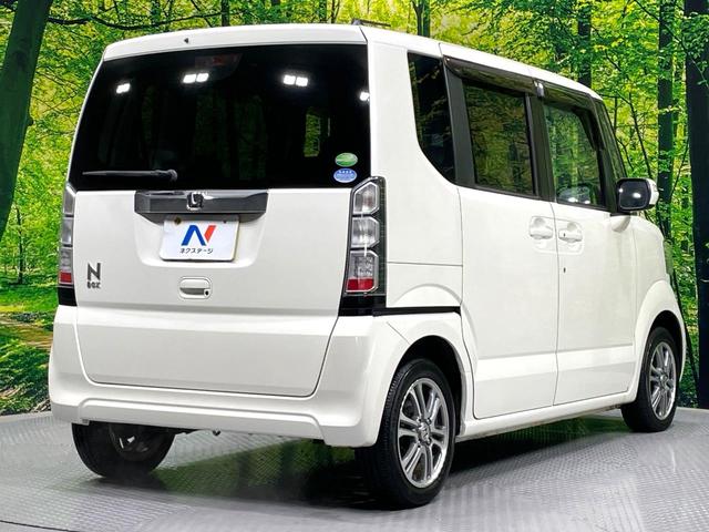 N-BOX G SSパッケージ 禁煙車 両側電動ドア 衝突軽減装置 ETC スマートキー 純正14インチアルミ オートエアコン アイドリングストップ オーディオ 電動格納ミラー 横滑り防止装置 盗難防止システム(17枚目)
