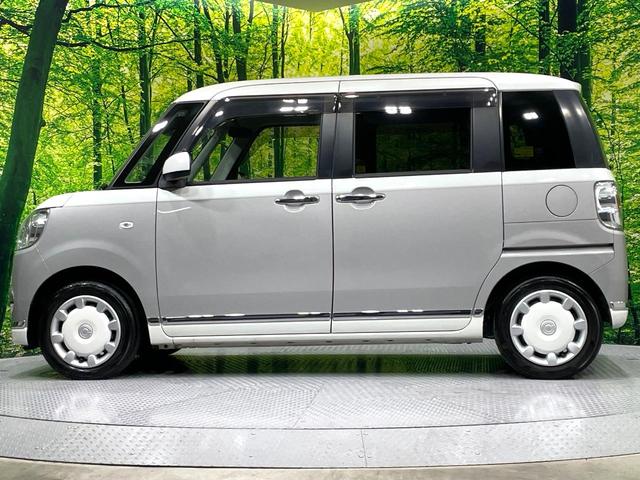 ムーヴキャンバス Ｘリミテッドメイクアップ　ＳＡＩＩＩ　両側電動ドア　スマートアシスト　踏み間違い防止装置　禁煙車　ＬＥＤヘッド　ＥＴＣ　スマートキー　オートライト／エアコン　アイドリングストップ　電動格納ミラー　車線逸脱警報　オートハイビーム（23枚目）