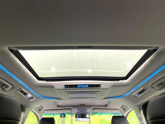 アルファード ２．５Ｓ　Ｃパッケージ　サンルーフ　純正９型ディスプレイ　後席モニター　両側電動ドア　衝突軽減装置　レーダークルーズ　デジタルインナーミラー　ブラインドスポットモニター　電動リアゲート　３眼ＬＥＤヘッド　ドラレコ　ＥＴＣ（36枚目）
