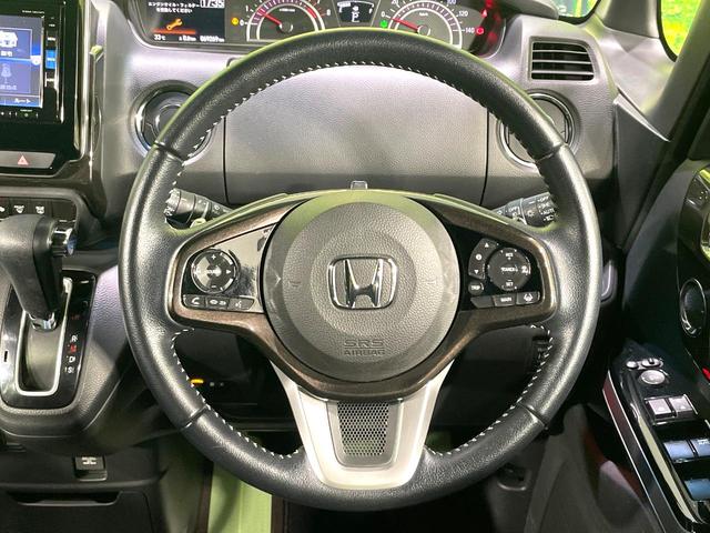 N-BOXカスタム G・Lターボホンダセンシング 純正ナビ バックカメラ 禁煙車 両側電動ドア ターボ ホンダセンシング アダプティブクルーズ LEDヘッド ハーフレザー 踏み間違い防止装置 Bluetooth再生 ETC スマートキー(13枚目)