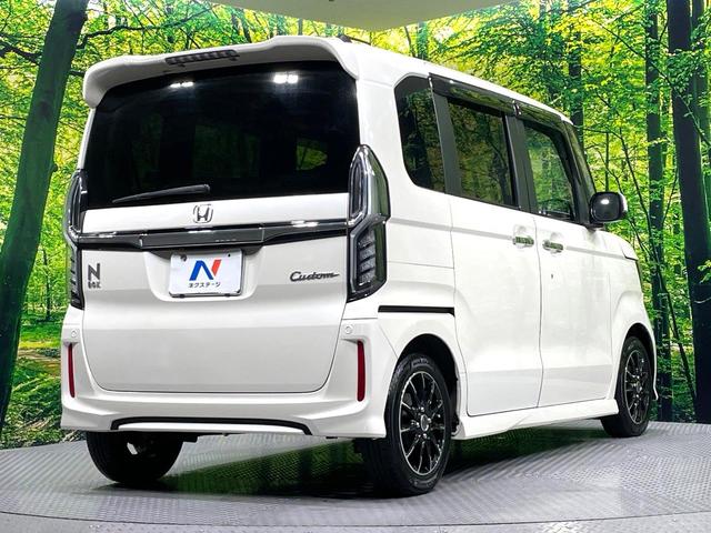 N-BOXカスタム G・Lターボホンダセンシング 純正ナビ バックカメラ 禁煙車 両側電動ドア ターボ ホンダセンシング アダプティブクルーズ LEDヘッド ハーフレザー 踏み間違い防止装置 Bluetooth再生 ETC スマートキー(25枚目)