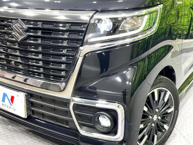 スペーシアカスタム ハイブリッドＸＳ　両側電動ドア　純正ＳＤナビ　全周囲カメラ　衝突被害軽減システム　禁煙車　ハーフレザーシート　シートヒーター　コーナーセンサー　スマートキー　ＬＥＤヘッド　ＥＴＣ　純正１５インチアルミ（14枚目）