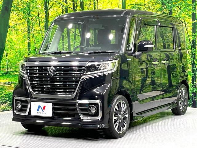 スペーシアカスタム ハイブリッドＸＳ　両側電動ドア　純正ＳＤナビ　全周囲カメラ　衝突被害軽減システム　禁煙車　ハーフレザーシート　シートヒーター　コーナーセンサー　スマートキー　ＬＥＤヘッド　ＥＴＣ　純正１５インチアルミ（24枚目）