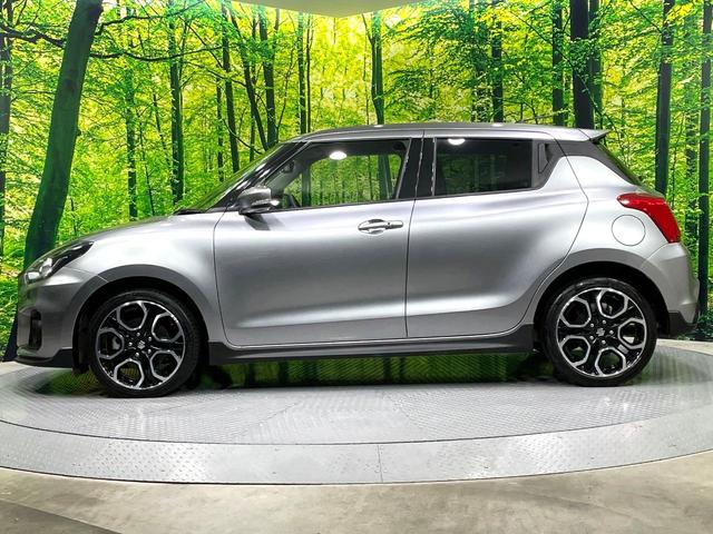 スイフトスポーツ ベースグレード 禁煙車 ディスプレイオーディオ シートヒーター クルーズコントロール ドラレコ Bluetooth再生 ETC スマートキー 横滑り防止装置 純正17インチアルミ オートライト/エアコン(28枚目)
