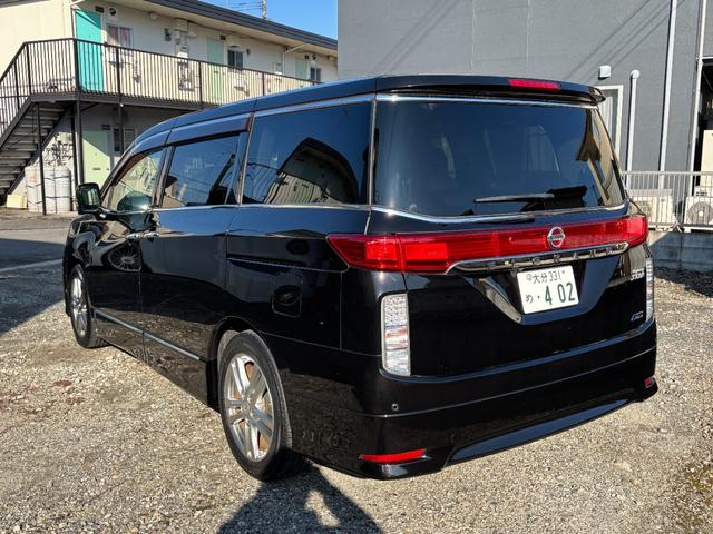 エルグランド 250ハイウェイスター アラウンドビューモニター 純正マルチナビ フリップダウンモニター TV走行中可 AC100V電源 助手席側電動スライドドア オートライト HID スマートキー2本 ETC オットマン(8枚目)