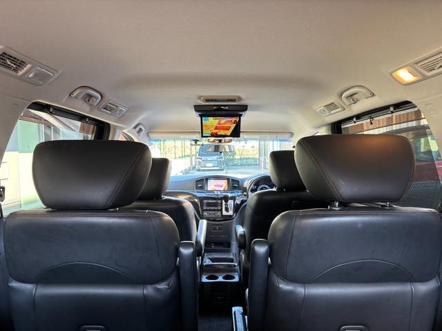 エルグランド 250ハイウェイスター アラウンドビューモニター 純正マルチナビ フリップダウンモニター TV走行中可 AC100V電源 助手席側電動スライドドア オートライト HID スマートキー2本 ETC オットマン(23枚目)