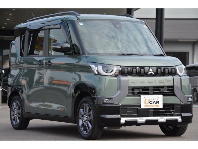 デリカミニ Ｔ　プレミアム　衝突軽減装置　ターボエンジン　オートハイビーム　ＬＫＡ　寒冷地　パワステ　フルタイム４ＷＤ　エアバッグ　ＥＳＣ　サイドカメラ　インテリキー　キーフリー　アルミホイール　ルーフレール　シートヒータ（7枚目）