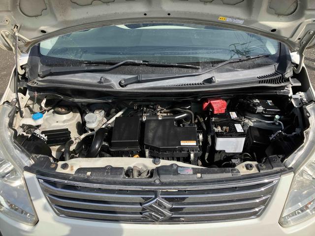 ワゴンＲ ＦＸリミテッド　ＥＴＣ　ナビ　ＴＶ　オートライト　スマートキー　アイドリングストップ　電動格納ミラー　ベンチシート　ＣＶＴ　盗難防止システム　ＡＢＳ　ＣＤ　ＤＶＤ再生　ＵＳＢ　Ｂｌｕｅｔｏｏｔｈ　アルミホイール（33枚目）