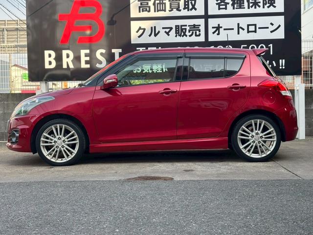 スイフトスポーツ ベースグレード　車検令和８年８月／６速ミッション車／ＳＤナビ／Ｂｌｕｅｔｏｏｔｈ／フルセグＴＶ／バックモニター／クルーズコントロール／ＥＴＣ（3枚目）