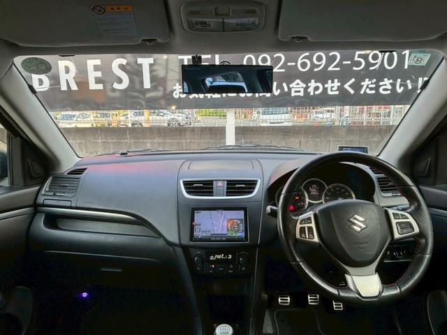 スイフトスポーツ ベースグレード　車検令和８年８月／６速ミッション車／ＳＤナビ／Ｂｌｕｅｔｏｏｔｈ／フルセグＴＶ／バックモニター／クルーズコントロール／ＥＴＣ（5枚目）