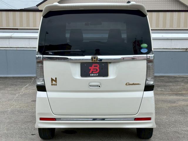 Ｎ－ＢＯＸカスタム Ｇ・ターボＬパッケージ　純正ナビ／Ｂｌｕｅｔｏｏｔｈ／フルセグＴＶ／バックモニター／両側電動スライド／ハーフレザーシート／ドライブレコーダー／純正１５インチＡＷ（4枚目）