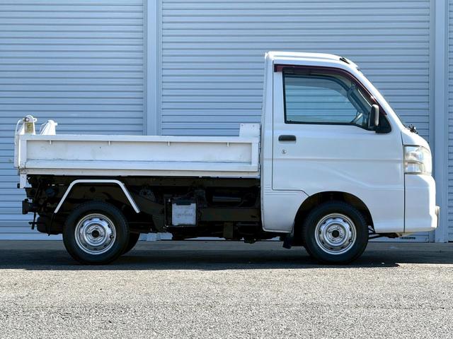 ハイゼットトラック ダンプ 5速MT/パートタイムWD/電動モーター式ダンプ/3方開/パワステ(2枚目)