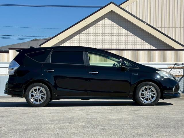 プリウスアルファ S チューン ブラック ALPINE9インチナビ/Bluetooth/フルセグTV/フリップダウンモニター/純正16インチAW/MODELLISTAエアロ/革巻ステアリング/クルーズコントロール/デジタルミラー+ドラレコ(2枚目)