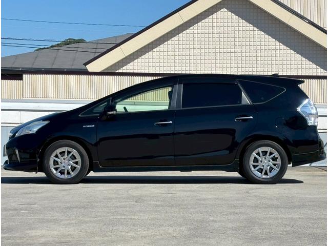 プリウスアルファ S チューン ブラック ALPINE9インチナビ/Bluetooth/フルセグTV/フリップダウンモニター/純正16インチAW/MODELLISTAエアロ/革巻ステアリング/クルーズコントロール/デジタルミラー+ドラレコ(3枚目)