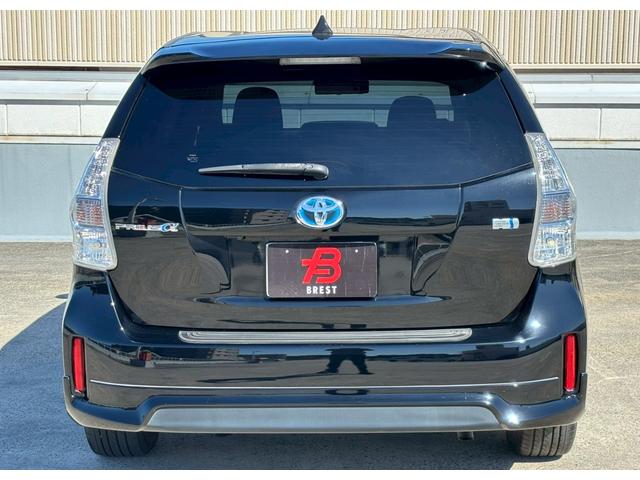 プリウスアルファ S チューン ブラック ALPINE9インチナビ/Bluetooth/フルセグTV/フリップダウンモニター/純正16インチAW/MODELLISTAエアロ/革巻ステアリング/クルーズコントロール/デジタルミラー+ドラレコ(4枚目)