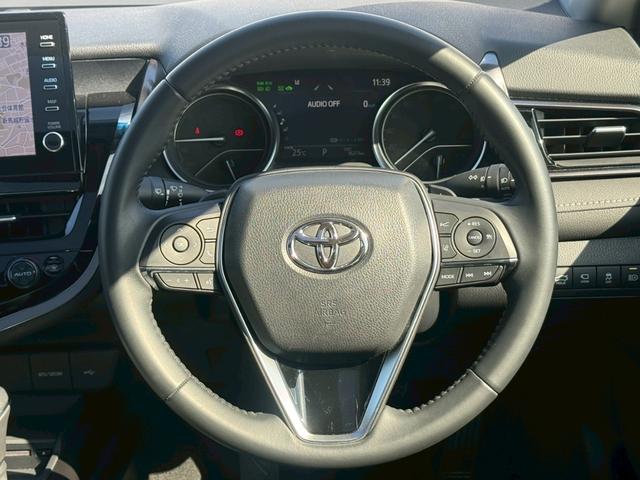 カムリ ＷＳレザーパッケージ　サンルーフ／パノラミックビューモニター／ブラインドスポットモニター／ヘッドアップディスプレイ／セーフティセンス／純正１６インチＡＷ／純正９インチディスプレイオーディオ＋ナビシートヒーター／プリクラ（15枚目）