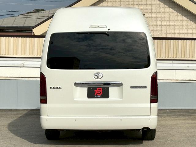 ハイエースワゴン グランドキャビン ALPINE11インチナビ/Bluetooth/フルセグTV/パノラミックビューモニター/デジタルミラー/電動スライド/トヨタセーフティセンス/CRIMSON(クリムソン) BARBERO17インチ(4枚目)