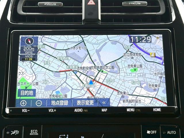 プリウス Ａツーリングセレクション　純正９インチナビ／Ｂｌｕｅｔｏｏｔｈ／フルセグＴＶ／バックモニター／ヘッドアップディスプレイ／ブラインドスポットモニター／純正１８インチアルミ（12枚目）