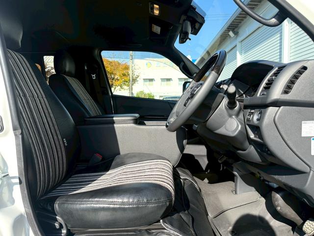 ハイエースバン スーパーGL ダークプライムII Renoca Coast Lines角目4灯フェイス/ベッドキット/ALPINE11インチDA/Bluetooth/HDMI/パノラミックビューモニター/純正デジタルインナーミラー/LEDヘッドライト(7枚目)