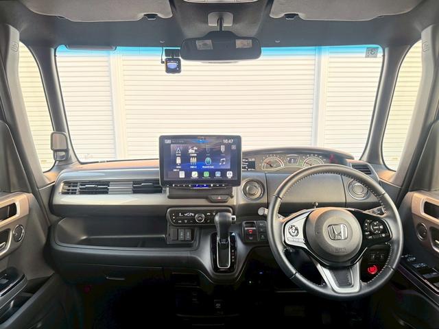 Ｎ－ＢＯＸカスタム Ｌターボ　スタイル＋ブラック　ＡＬＰＩＮＥ１１インチディスプレイオーディオ／Ｂｌｕｅｔｏｏｔｈ／ＨＤＭＩ／Ａｐｐｌｅ　ＣａｒＰｌａｙ／Ａｎｄｒｏｉｄ　Ａｕｔｏ／バックモニター／両側電動スライド／クルーズコントロール／ＬＥＤライト（5枚目）
