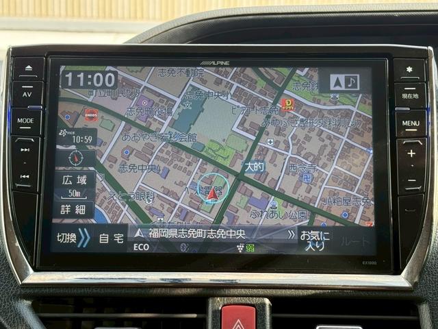 ヴォクシー ハイブリッドＸ　ＡＬＰＩＮＥ（アルパイン）１１インチデカナビ／１０．２インチフリップダウンモニター／Ｂｌｕｅｔｏｏｔｈ／フルセグＴＶ／バックモニター／両側電動スライドドア／純正１５インチアルミ／ドライブレコーダー（15枚目）