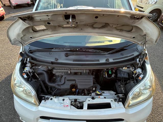 ムーヴ カスタム　Ｇ　大分イモビライザー　インテリジェントキー　アイドリングストップ車　フルフラットシート　助手席エアバック　ＬＥＤライト　ＰＷ　ＡＣ　キーフリー　パワステ　　ベンチシート　ＡＢＳ（62枚目）