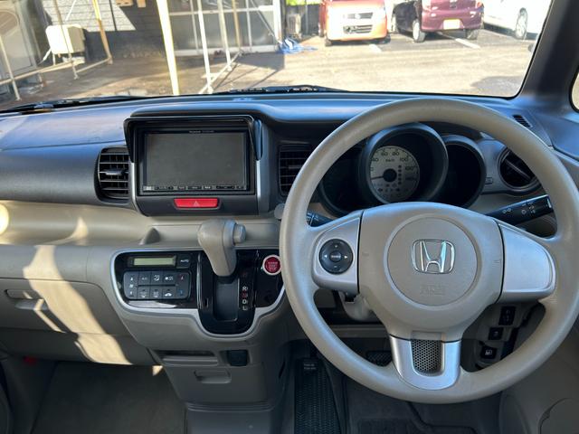 N-BOX G・Lパッケージ 自社 ローン 対応 大分i-stop セキュリティーアラーム パワーウィンド スマートキー・プッシュスタート 衝突安全ボディ オートエアコン ベンチシート ESC キーフリ パワーステアリング(25枚目)