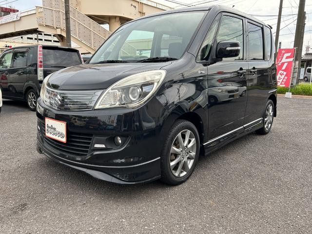 ソリオ ブラック＆ホワイト　キーフリー　プッシュスタートスマートキー　フルオートエアコン　イモビライザー　エアバック　ウォークスルー　ＡＢＳ　衝突安全ボディ　パワーステアリング　助手席エアバッグ　フルフラット　パワーウィンドウ（8枚目）