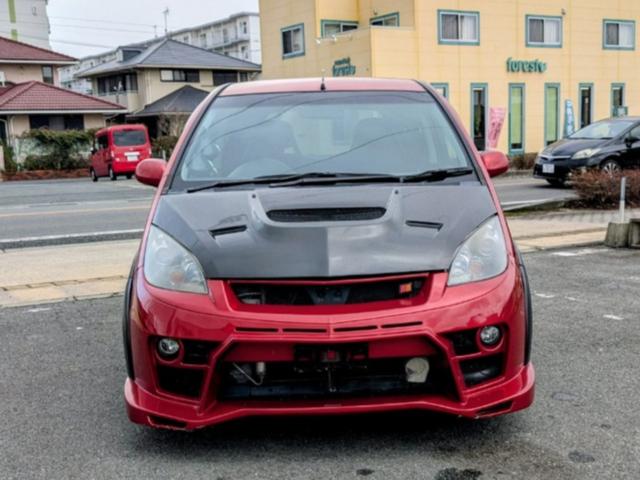 コルト ラリーアート バージョンR TOMMYKAIRA製バンパー&リアウィング BLITZ製NUR-SPEC4本出しマフラー&専用カーボンディフューザー TEIN車高調 4輪スリット加工ローター(2枚目)