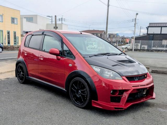 コルト ラリーアート バージョンR TOMMYKAIRA製バンパー&リアウィング BLITZ製NUR-SPEC4本出しマフラー&専用カーボンディフューザー TEIN車高調 4輪スリット加工ローター(3枚目)