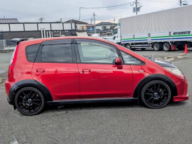 コルト ラリーアート バージョンR TOMMYKAIRA製バンパー&リアウィング BLITZ製NUR-SPEC4本出しマフラー&専用カーボンディフューザー TEIN車高調 4輪スリット加工ローター(4枚目)