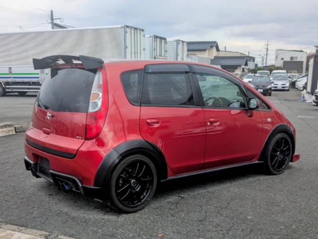 コルト ラリーアート バージョンR TOMMYKAIRA製バンパー&リアウィング BLITZ製NUR-SPEC4本出しマフラー&専用カーボンディフューザー TEIN車高調 4輪スリット加工ローター(5枚目)