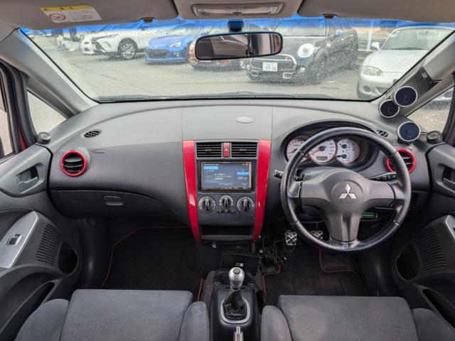 コルト ラリーアート バージョンR TOMMYKAIRA製バンパー&リアウィング BLITZ製NUR-SPEC4本出しマフラー&専用カーボンディフューザー TEIN車高調 4輪スリット加工ローター(24枚目)