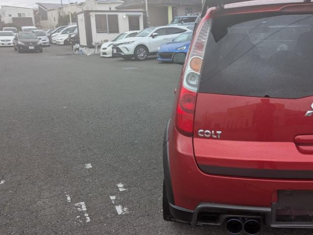 コルト ラリーアート バージョンR TOMMYKAIRA製バンパー&リアウィング BLITZ製NUR-SPEC4本出しマフラー&専用カーボンディフューザー TEIN車高調 4輪スリット加工ローター(46枚目)