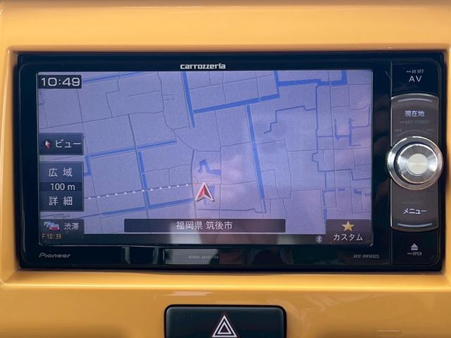 ハスラー G ナビ・フルセグ・Bluetooth・ETC・シートヒーター・オートエアコン・プッシュスタート・スマートキー・電動格納ミラー・アクセル踏み間違い防止装置・横滑り防止装置(4枚目)