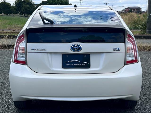 プリウス S ナビ・フルセグ・Bluetooth・ETC・オートエアコン・オートヘッドライト・プッシュスタート・ステアリングリモコン・電動格納ミラー・スマートキー・フォグランプ(22枚目)