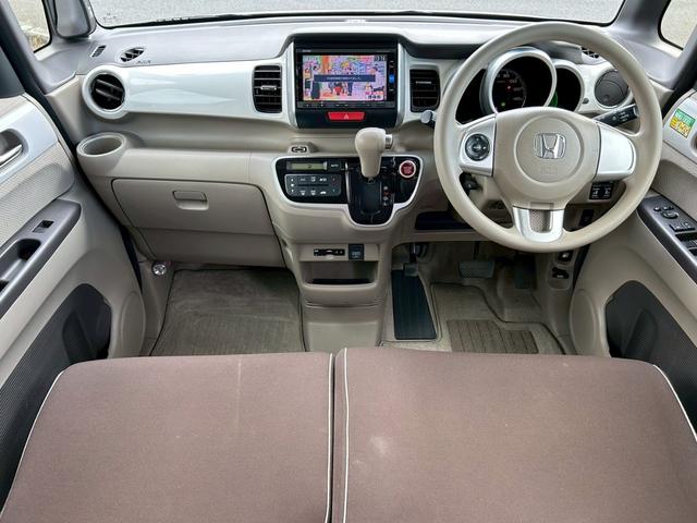 N-BOX G・Lパッケージ ディーラー整備車両・後期型・ツートンカラー・両側パワースライドドア・ビルトインETC・Bluetoothオーディオ・アルミホイール・ナビ・フルセグTV・アイドリングストップ・シートカバー(22枚目)