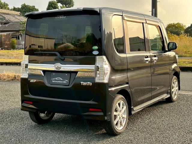 タント カスタムＸ　ＳＡ　ナビ・フルセグＴＶ・左側パワースライドドア・プッシュスタート・スマートキーアルミホイール・オートヘッドライト・盗難防止装置・アイドリングＳＴＯＰ・アクセル踏み間違い防止装置（2枚目）