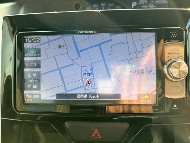 タント カスタムＸ　ＳＡ　ナビ・フルセグＴＶ・左側パワースライドドア・プッシュスタート・スマートキーアルミホイール・オートヘッドライト・盗難防止装置・アイドリングＳＴＯＰ・アクセル踏み間違い防止装置（4枚目）