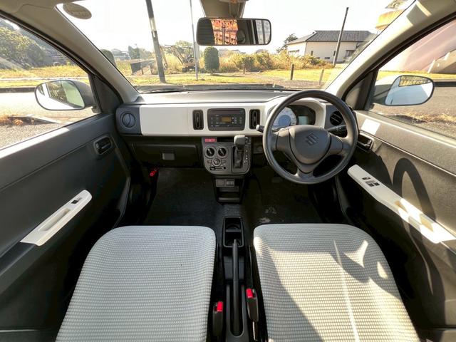 アルト Ｆ　レーダーブレーキサポート・アイドリングストップ・横滑り防止装置・キーレス・パワーステアリング・パワーウィンドウ・エアコン・クーラー・ＡＢＳ・エアバック・ＭＴモード（3枚目）