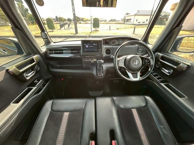 Ｎ－ＢＯＸカスタム Ｇ・Ｌターボホンダセンシング　ワンオーナー・ディーラー整備車両・クルーズコントロール・ビルトインＥＴＣ・両側パワースライドドア・ＴＶ・Ｂｌｕｅｔｏｏｔｈオーディオ・バックカメラ・アルミホイール・シートヒーター（3枚目）